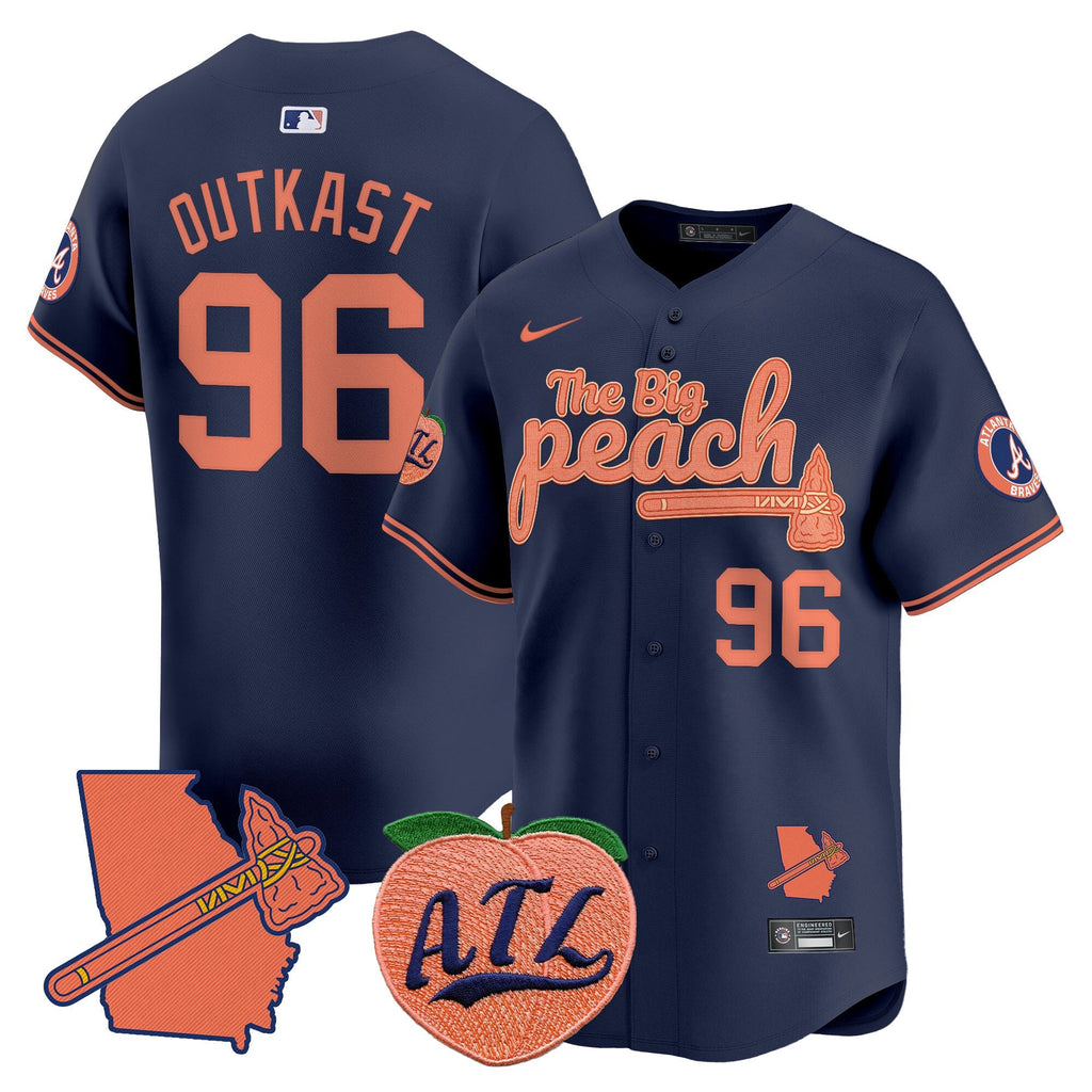 ATL The Big Peach Vapor Premier Limited Jersey V2 - Stitched