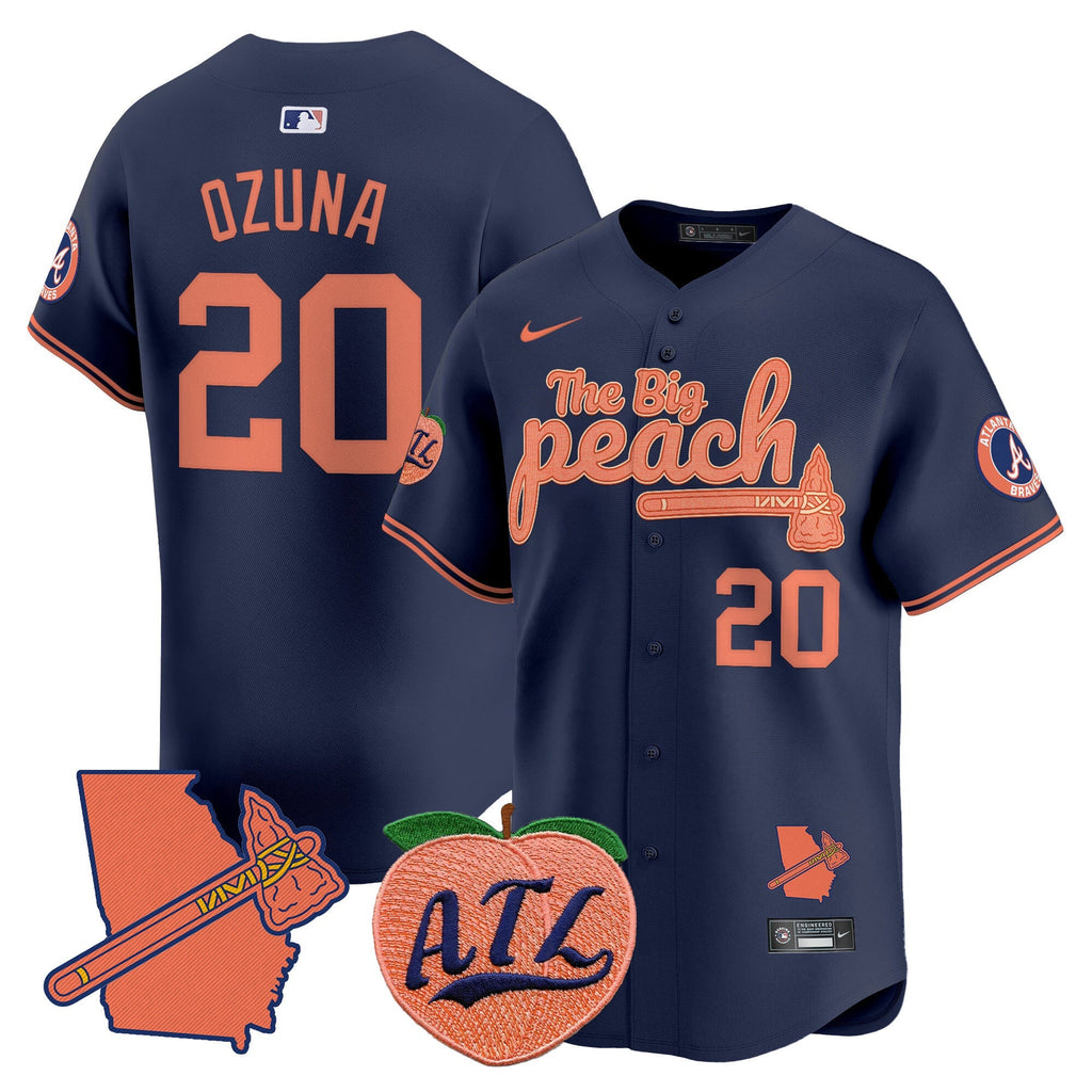ATL The Big Peach Vapor Premier Limited Jersey V2 - Stitched