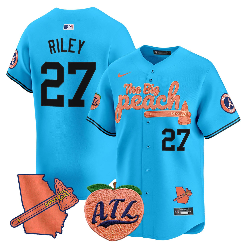 ATL The Big Peach Vapor Premier Limited Jersey V2 - Stitched