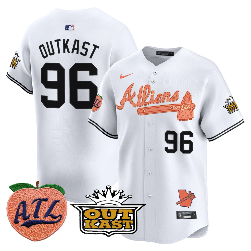 ATL Atliens & Peach Vapor Premier Limited Jersey - Stitched
