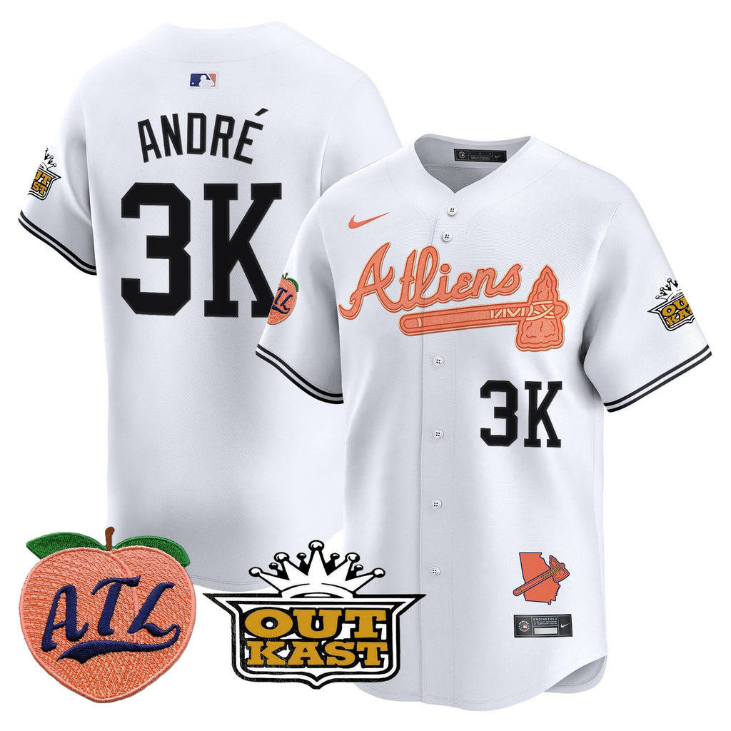 ATL Atliens & Peach Vapor Premier Limited Jersey - Stitched