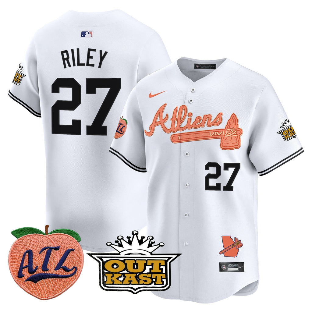ATL Atliens & Peach Vapor Premier Limited Jersey - Stitched