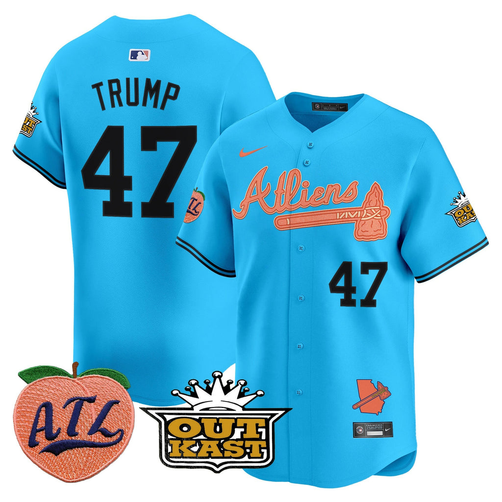 ATL Atliens & Peach Vapor Premier Limited Jersey - Stitched