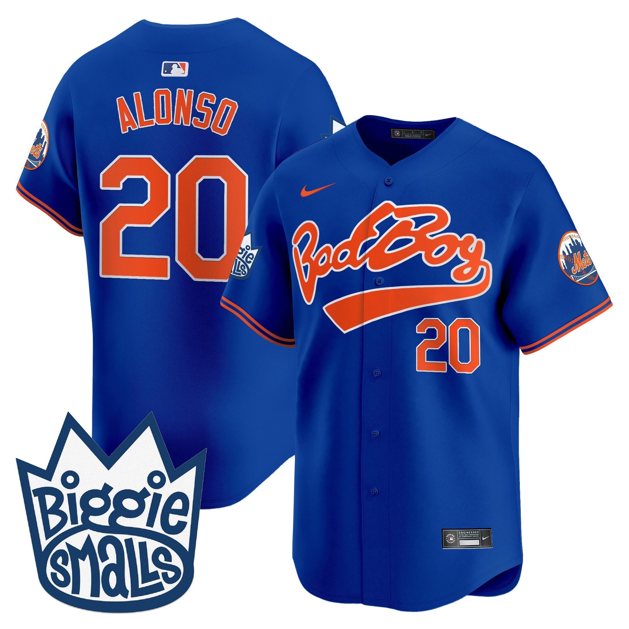 Mets Biggie Smalls Vapor Premier Limited Jersey - Stitched