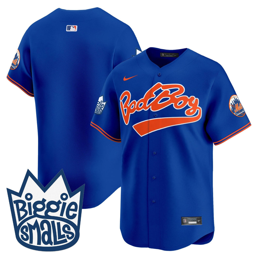 Mets Biggie Smalls Vapor Premier Limited Jersey - Stitched