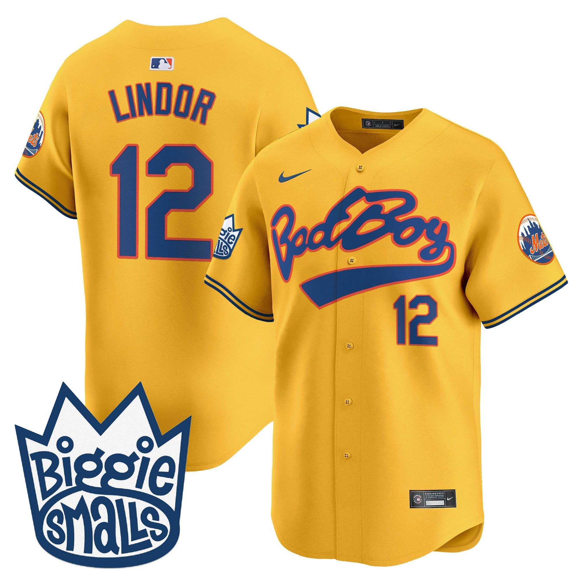 Mets Biggie Smalls Vapor Premier Limited Jersey - Stitched