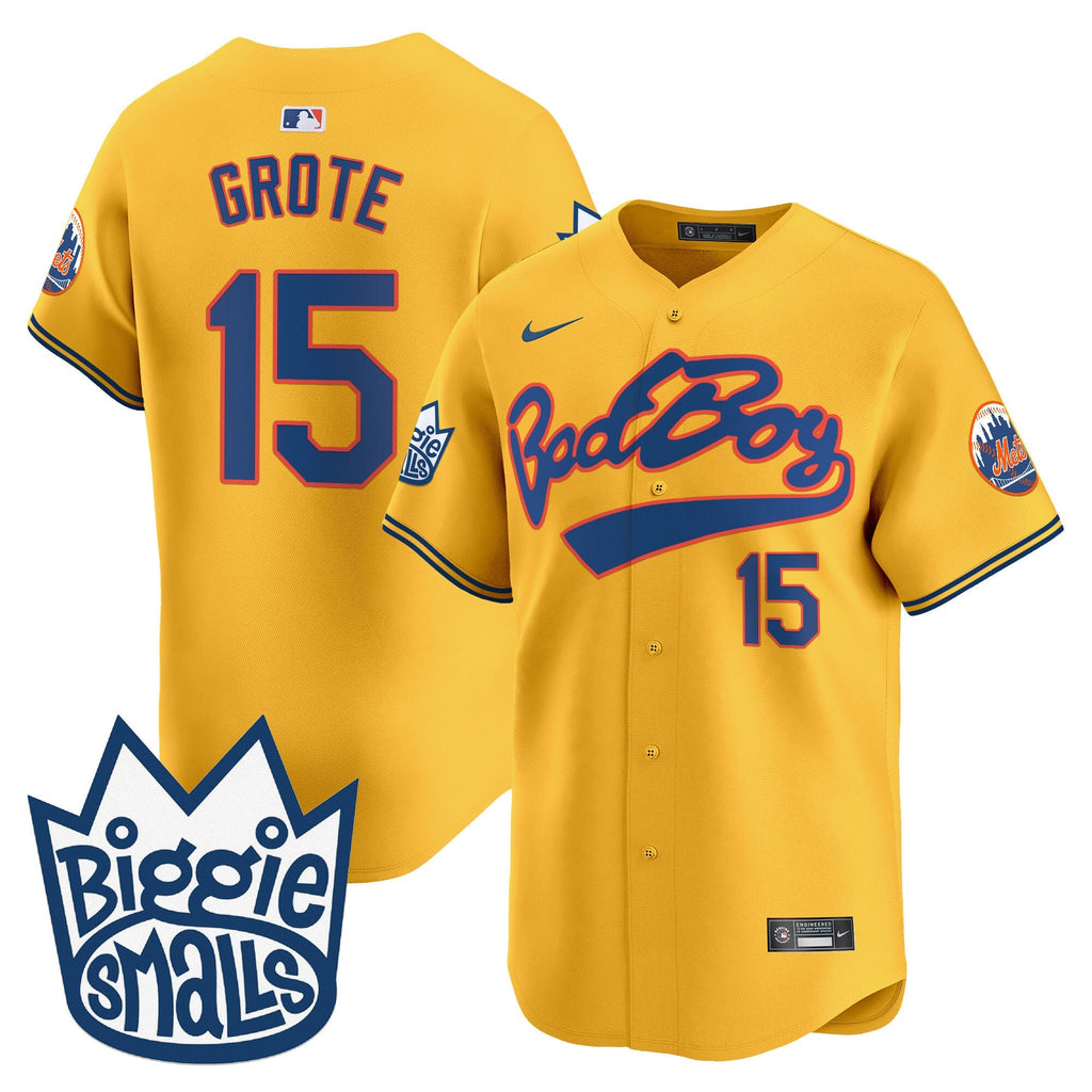 Mets Biggie Smalls Vapor Premier Limited Jersey - Stitched