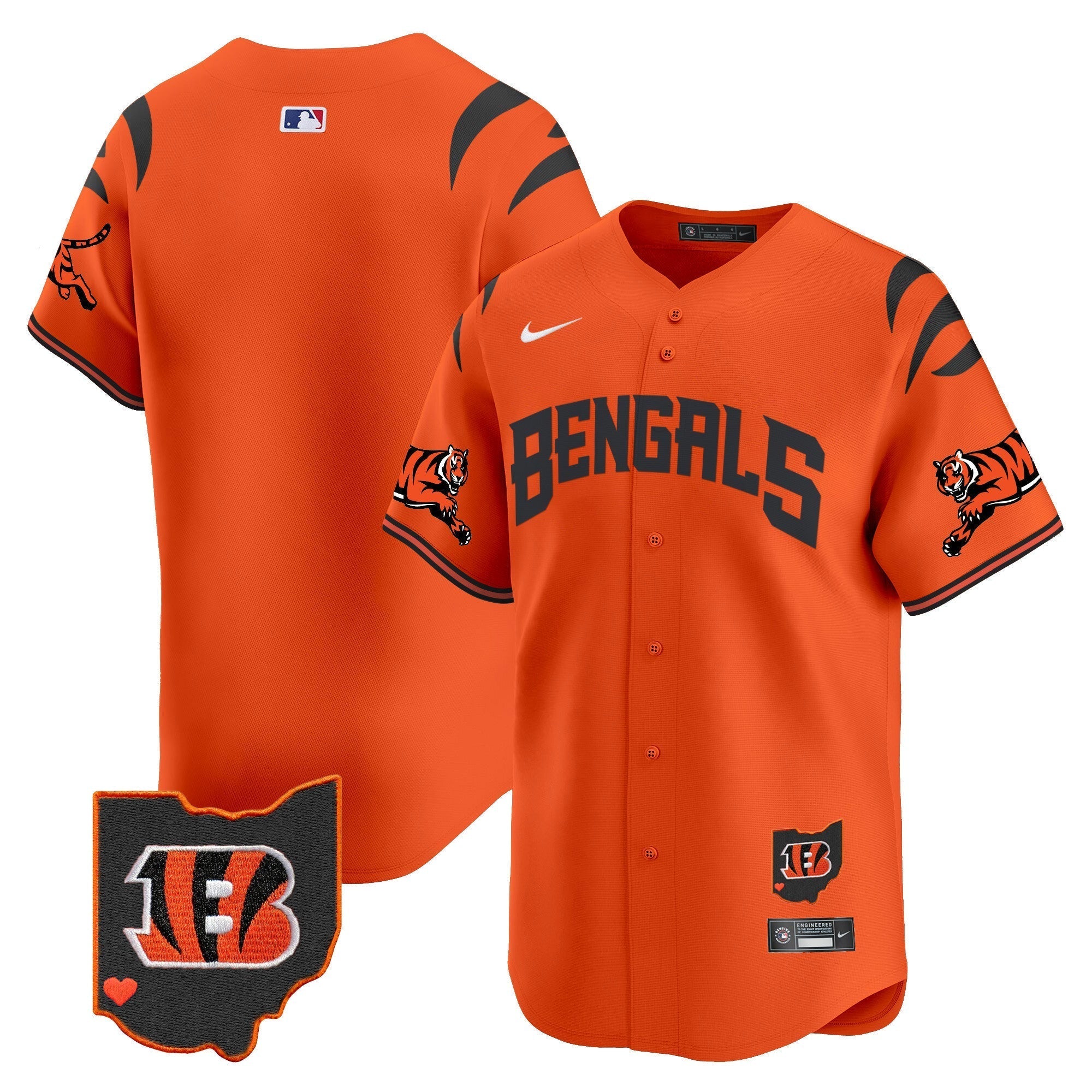 Bengals Vapor Premier Limited Jersey - Stitched