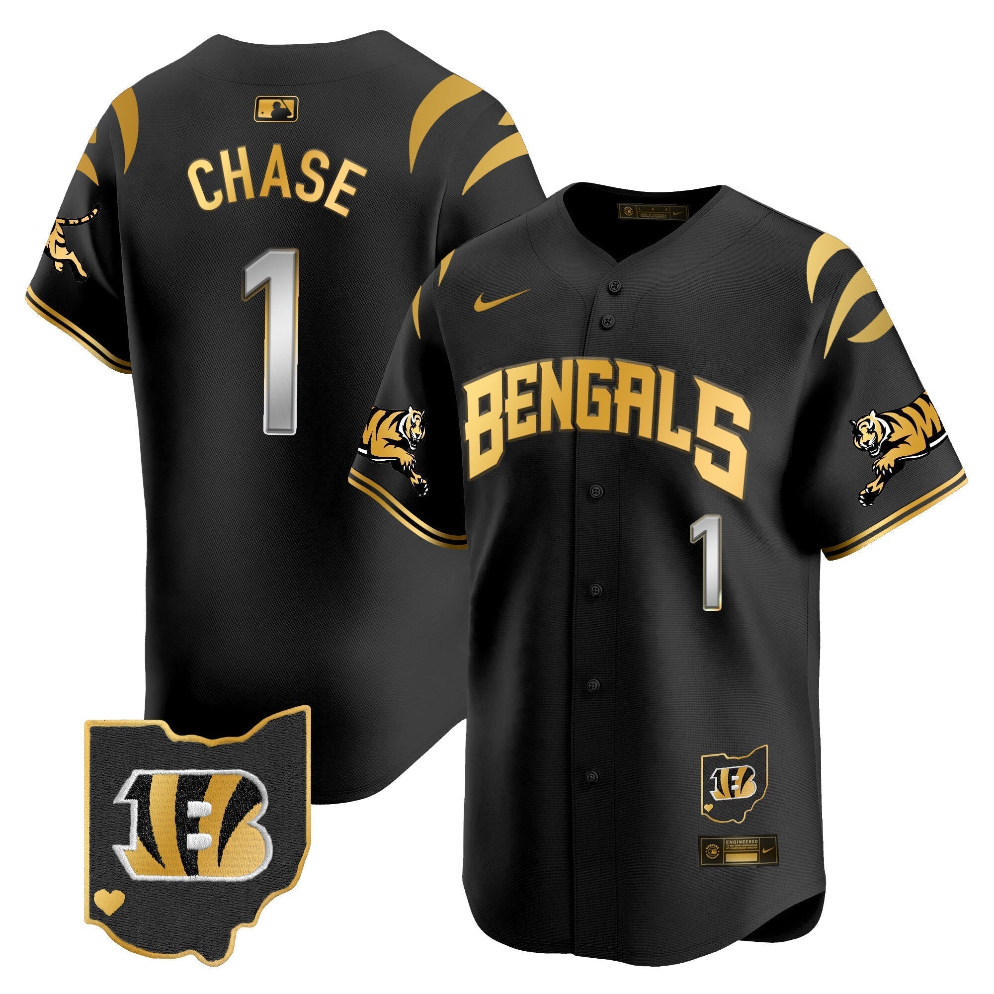 Bengals Vapor Premier Limited Jersey - All Stitched