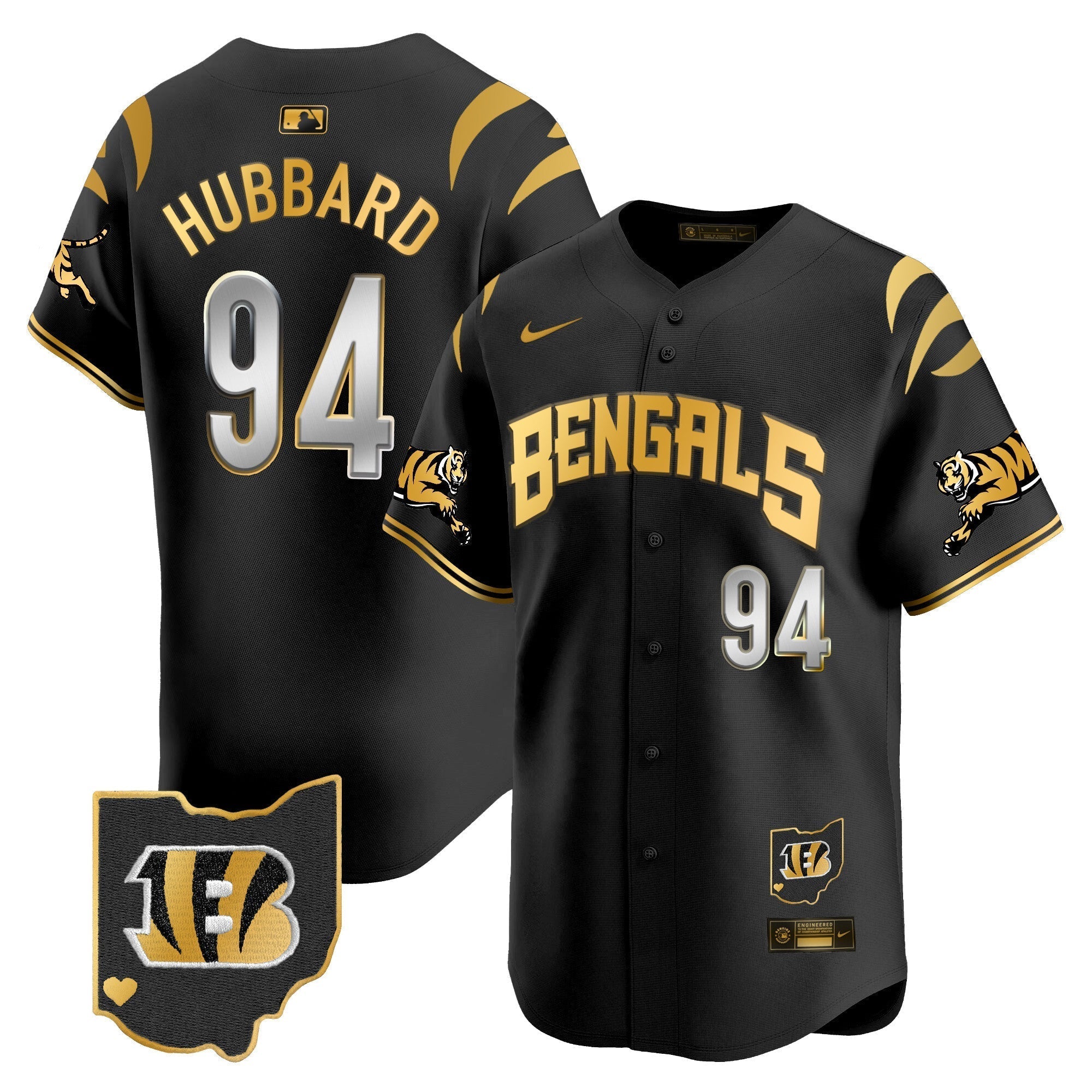 Bengals Vapor Premier Limited Jersey - Stitched