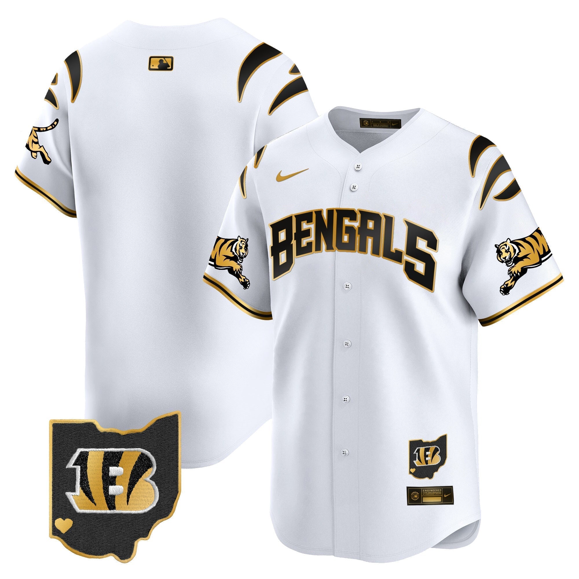 Bengals Vapor Premier Limited Jersey - Stitched