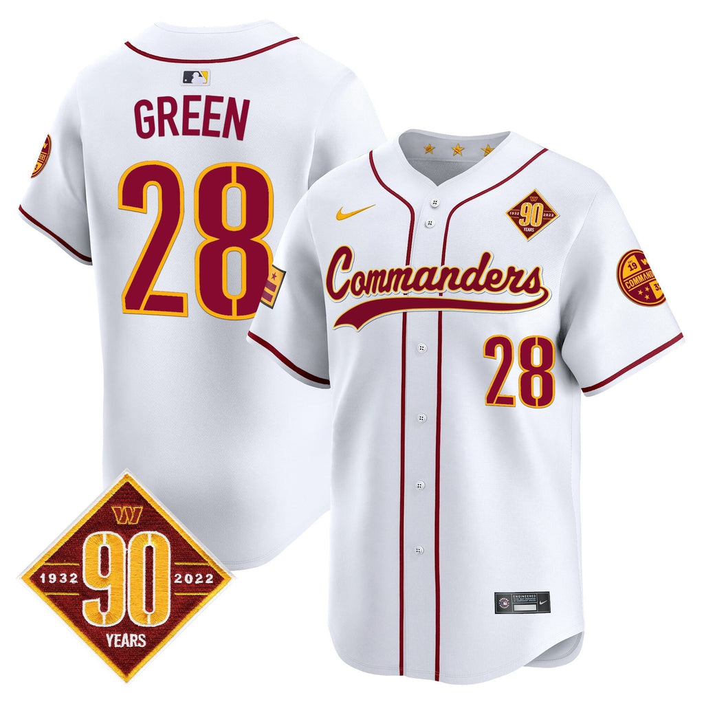 WAS 90th Anniversary Patch Vapor Premier Limited Jersey - Stitched