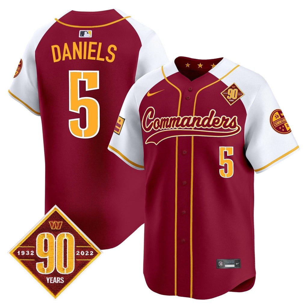 WAS 90th Anniversary Patch Vapor Premier Limited Jersey - Stitched