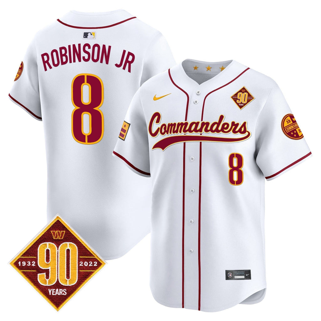 WAS 90th Anniversary Patch Vapor Premier Limited Jersey - Stitched
