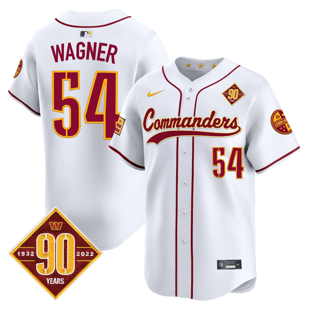 WAS 90th Anniversary Patch Vapor Premier Limited Jersey - Stitched