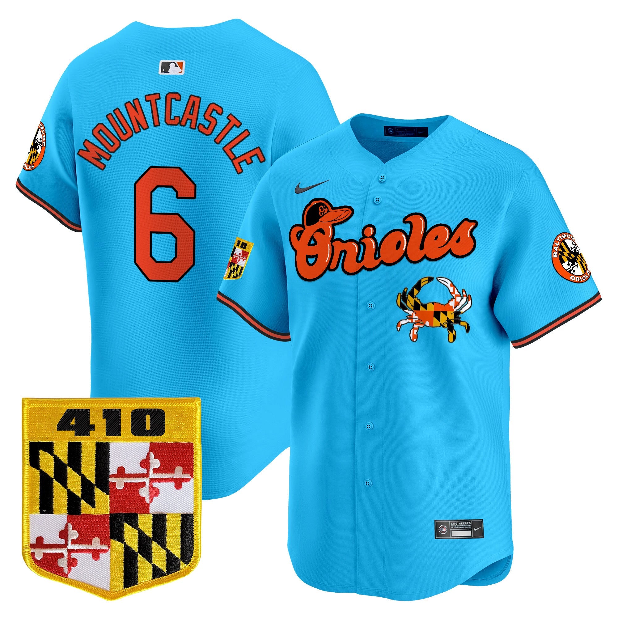 BAL 410 & Chesapeake Crab Patch Vapor Premier Limited Jersey - Stitched