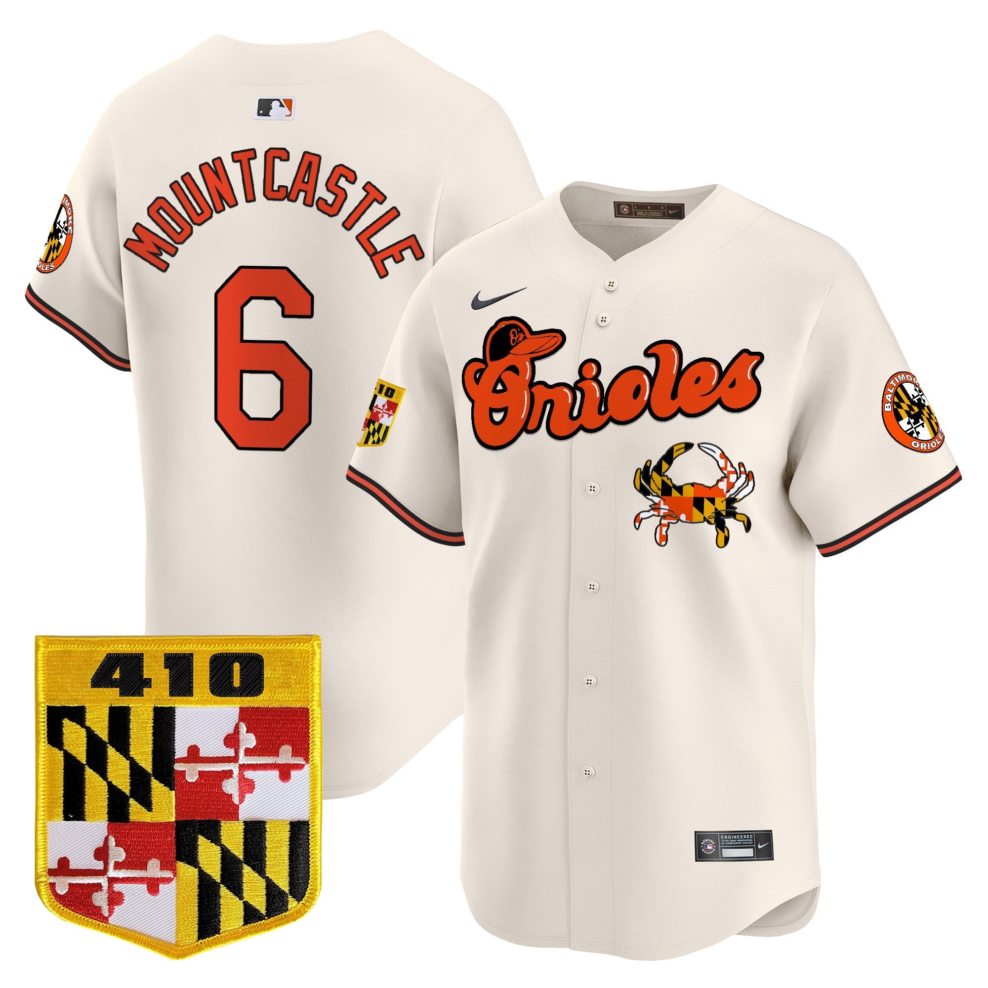 BAL 410 & Chesapeake Crab Patch Vapor Premier Limited Jersey - Stitched