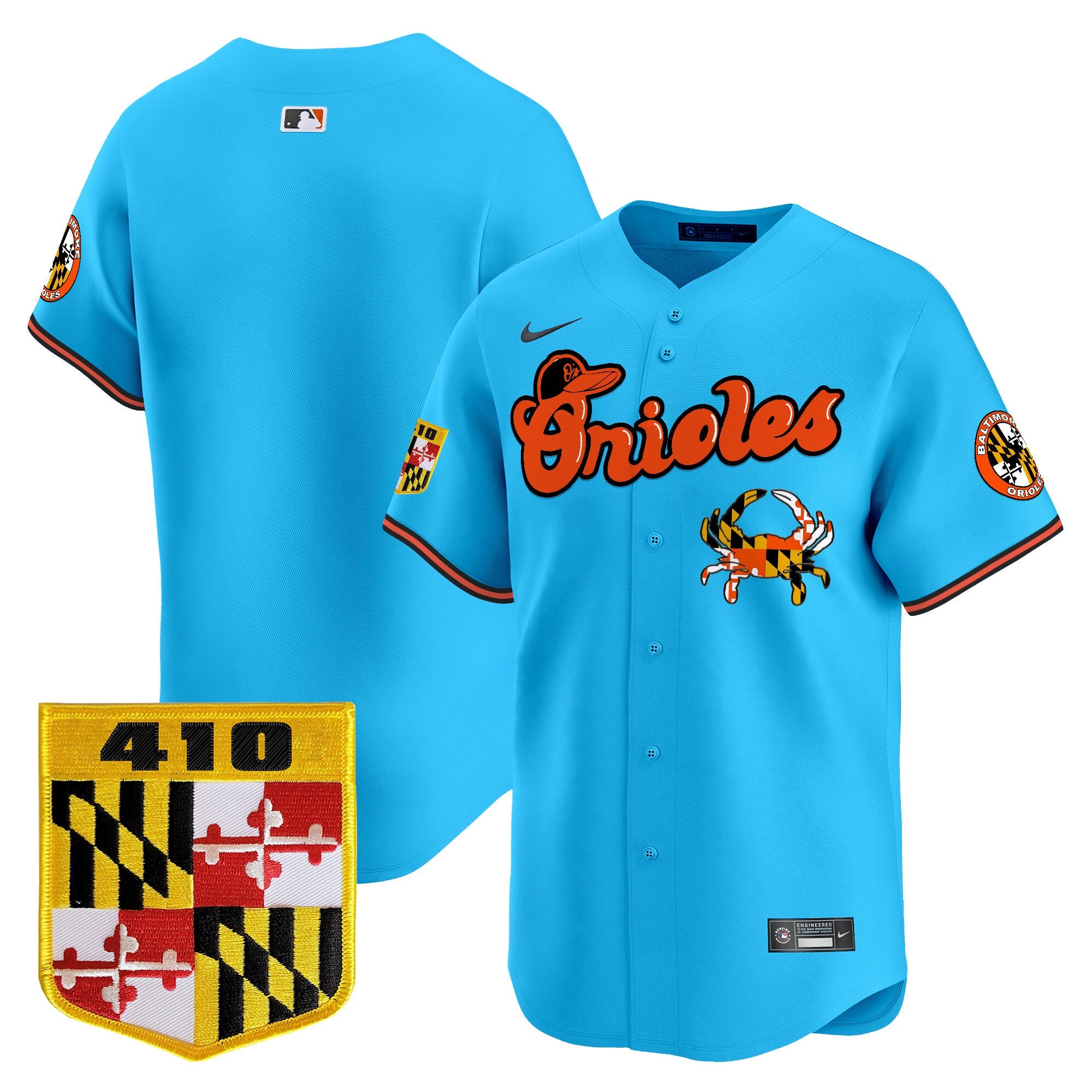 BAL 410 & Chesapeake Crab Patch Vapor Premier Limited Jersey - Stitched (8)