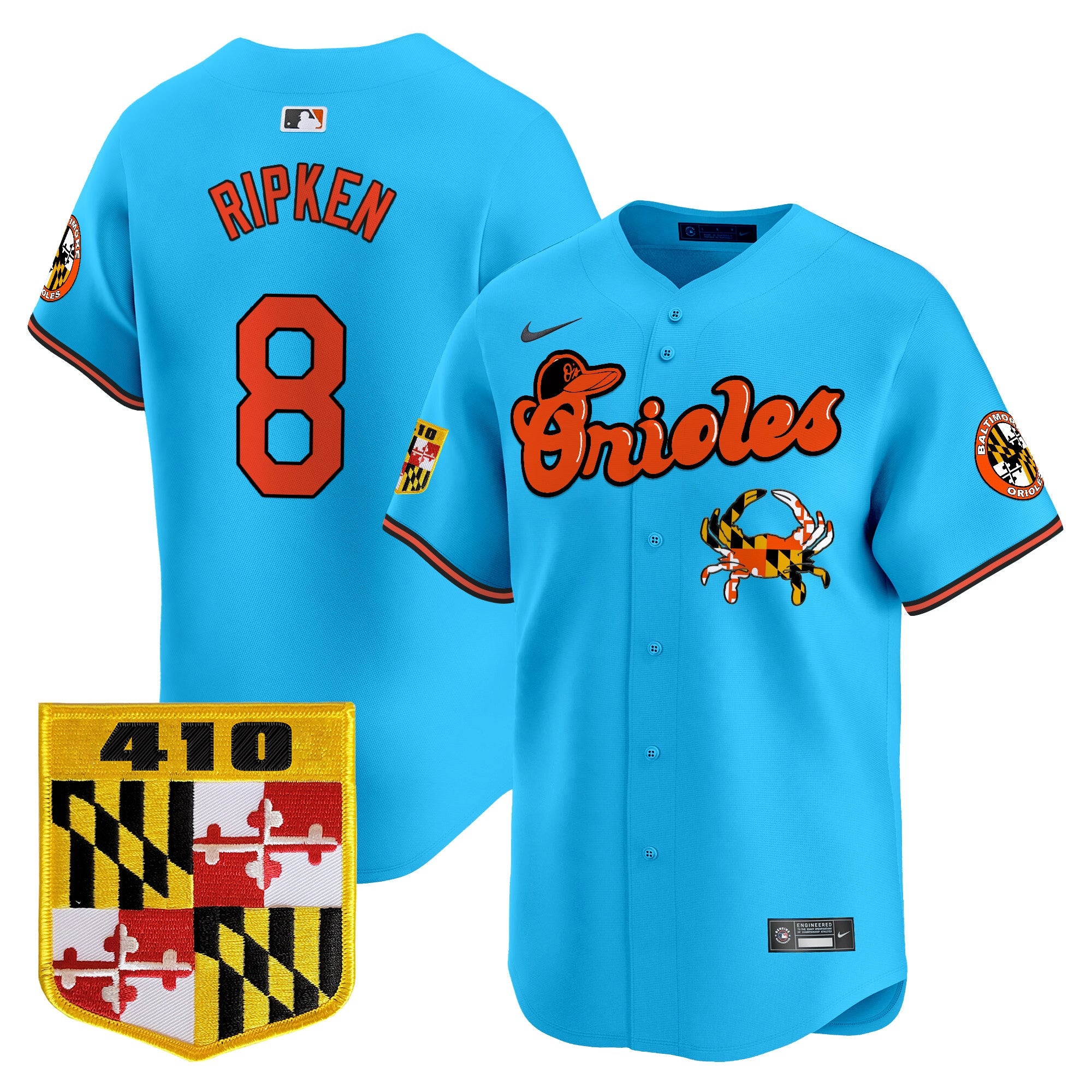 BAL 410 & Chesapeake Crab Patch Vapor Premier Limited Jersey - Stitched