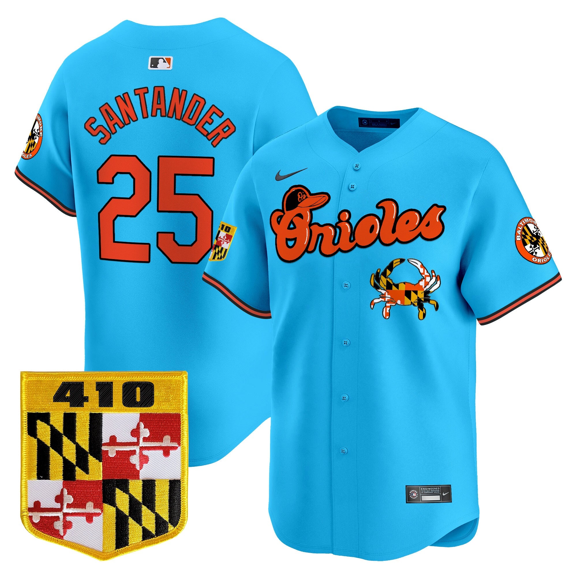 BAL 410 & Chesapeake Crab Patch Vapor Premier Limited Jersey - Stitched (8)