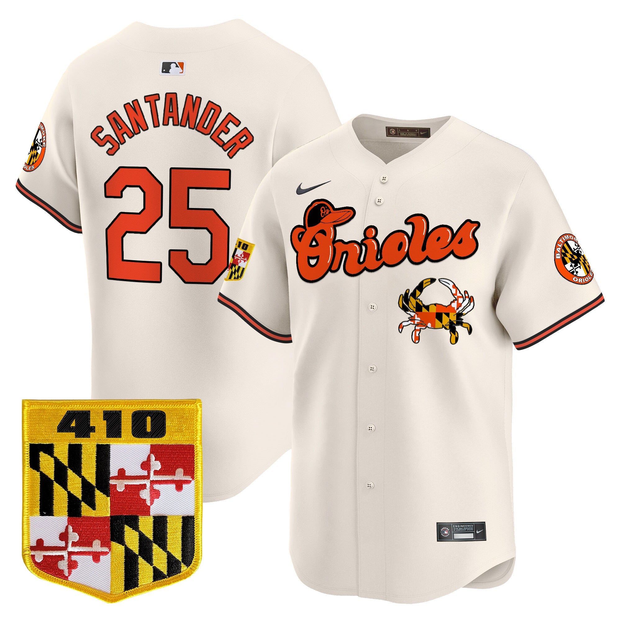BAL 410 & Chesapeake Crab Patch Vapor Premier Limited Jersey - Stitched