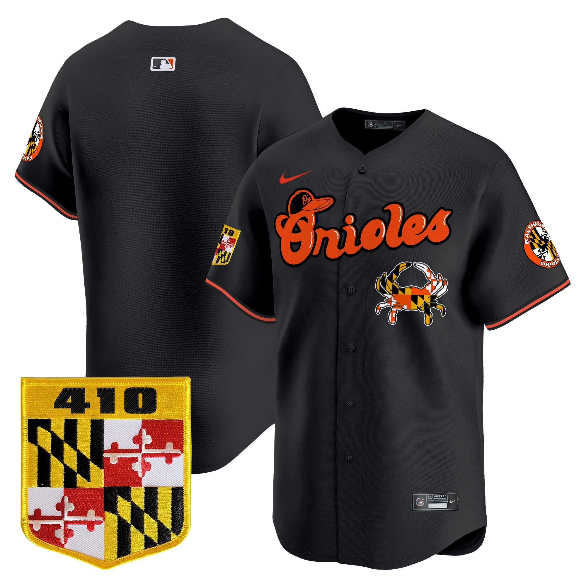 BAL 410 & Chesapeake Crab Patch Vapor Premier Limited Jersey - Stitched (8)