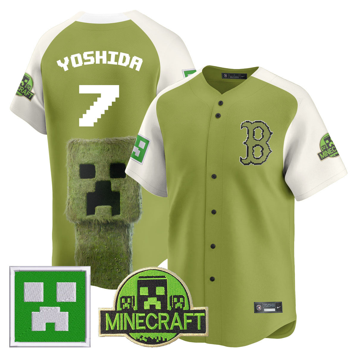 BOS 2025 MINECRAFT Men Jersey - All Stitched