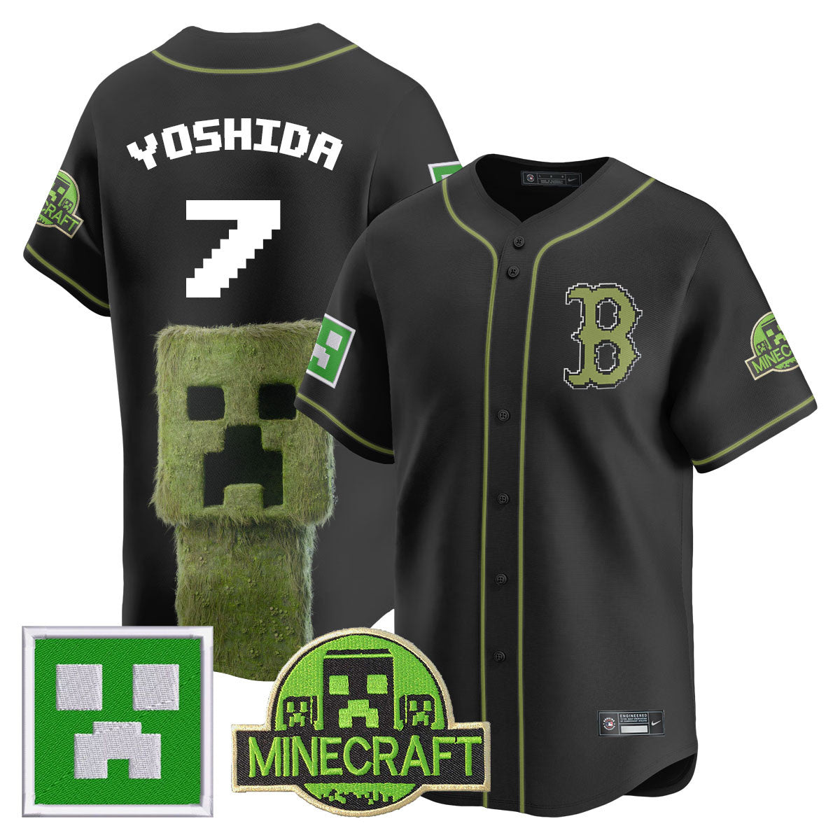 BOS 2025 MINECRAFT Jersey - All Stitched