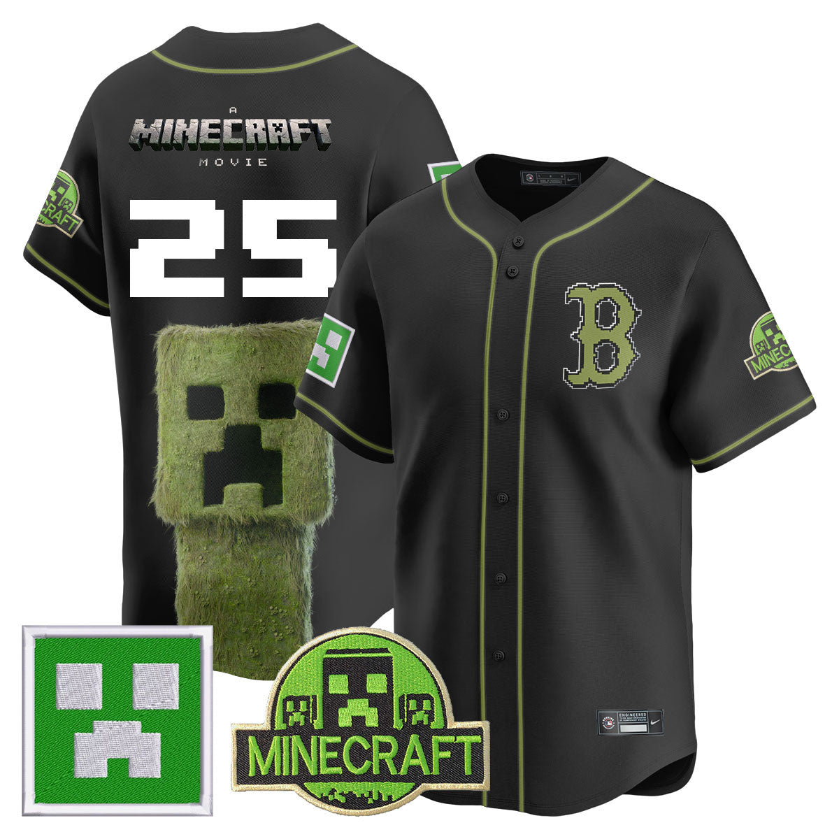 BOS 2025 MINECRAFT Men Jersey - All Stitched