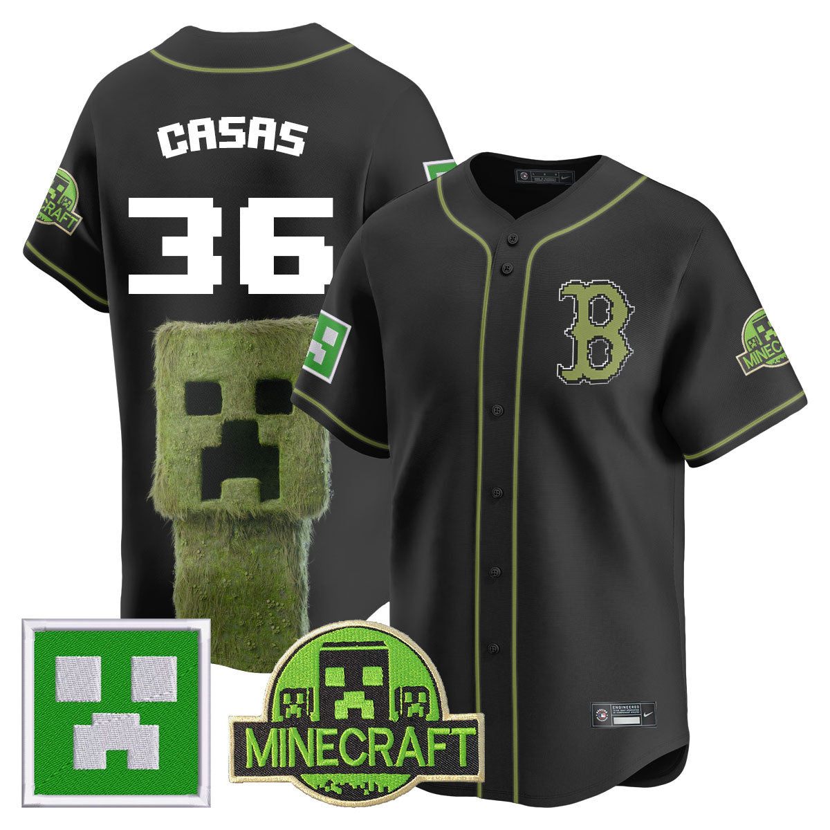 BOS 2025 MINECRAFT Jersey - All Stitched
