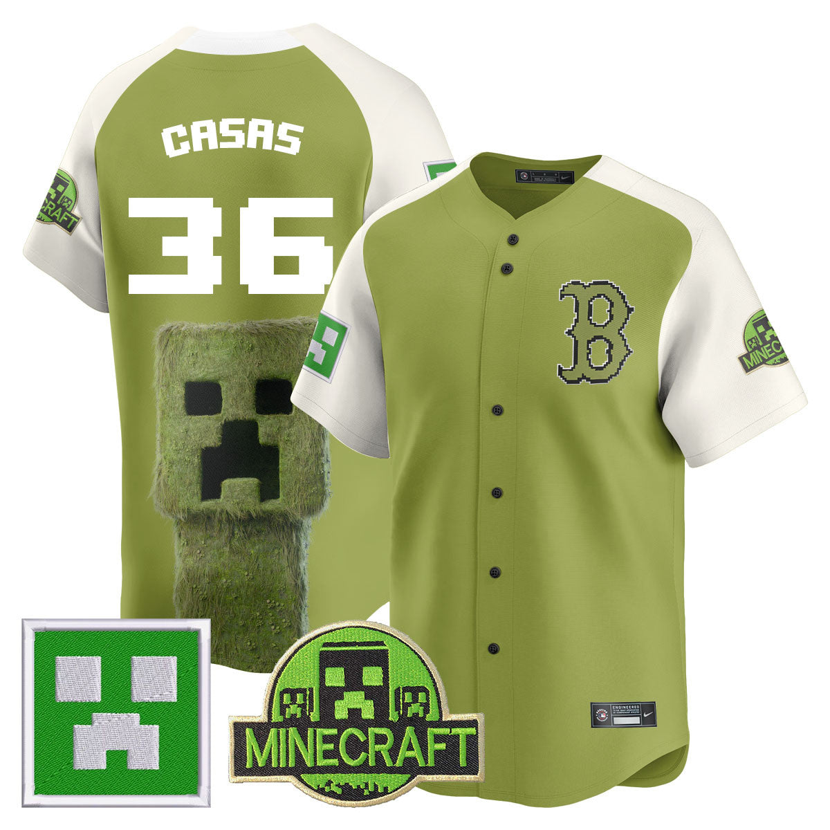 BOS 2025 MINECRAFT Jersey - All Stitched