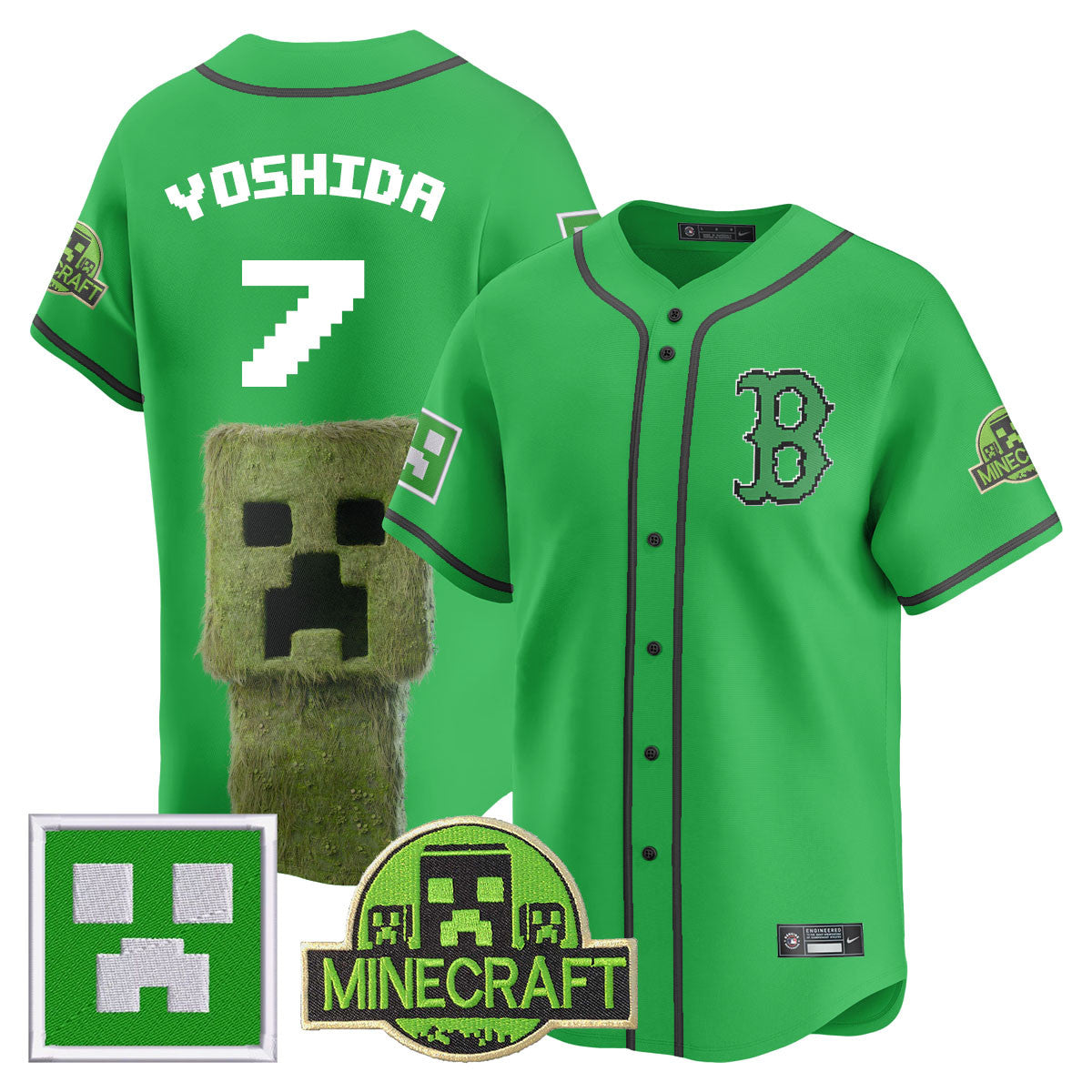 BOS 2025 MINECRAFT Jersey - All Stitched