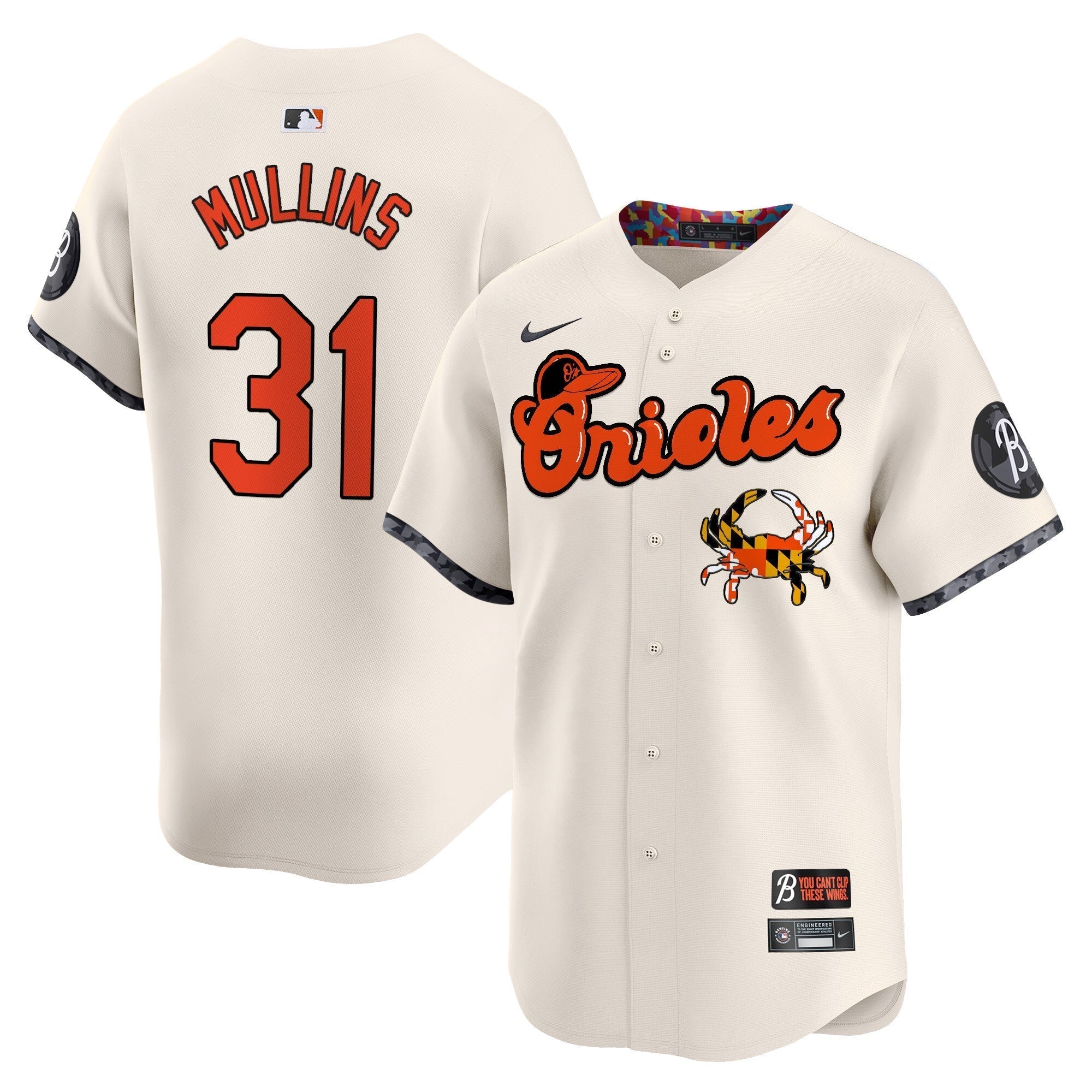 BAL Maryland Blue Crab Vapor Premier Limited Jersey - All Stitched