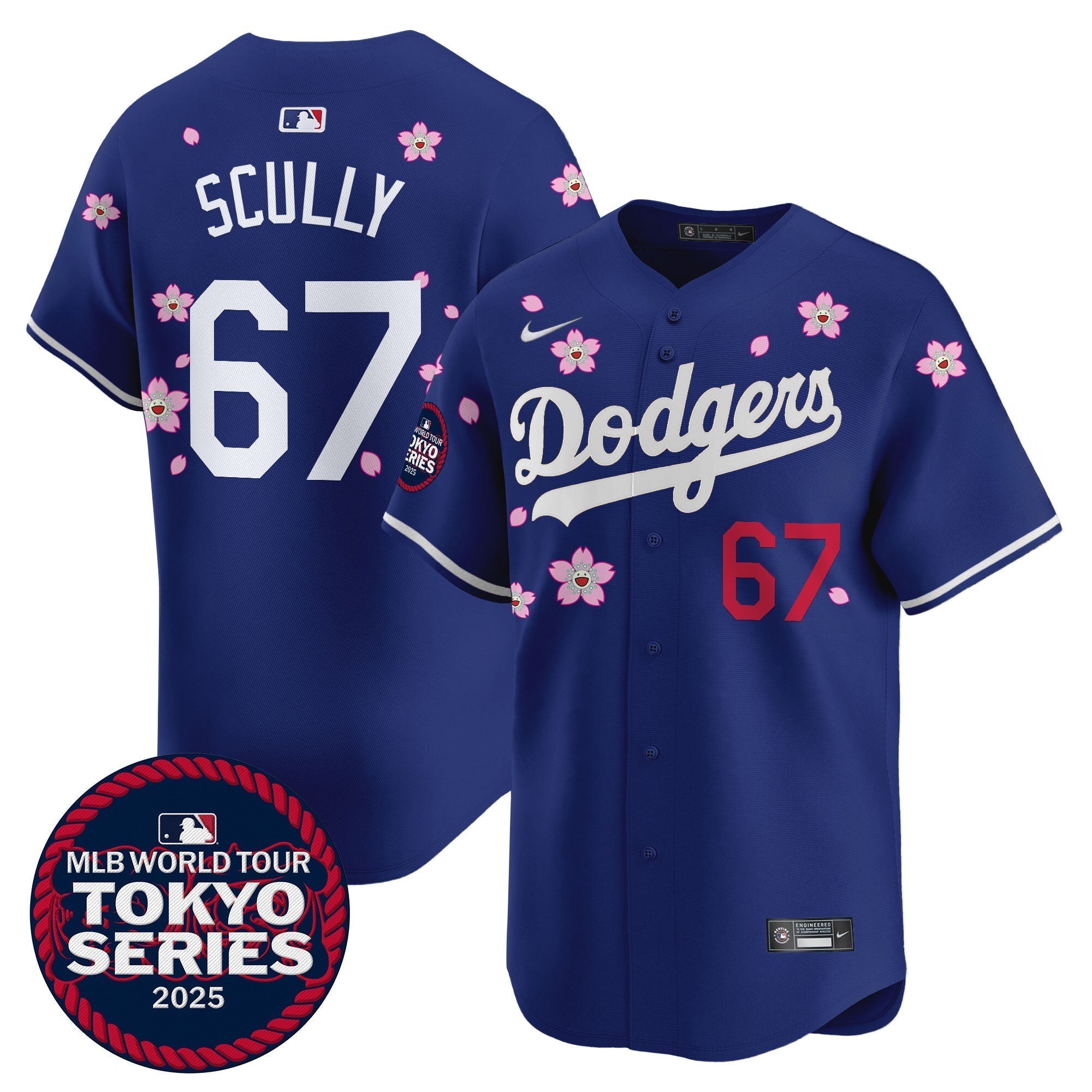 Dodgers Tokyo Series 2025 Vapor Premier Limited Jersey - Stitched