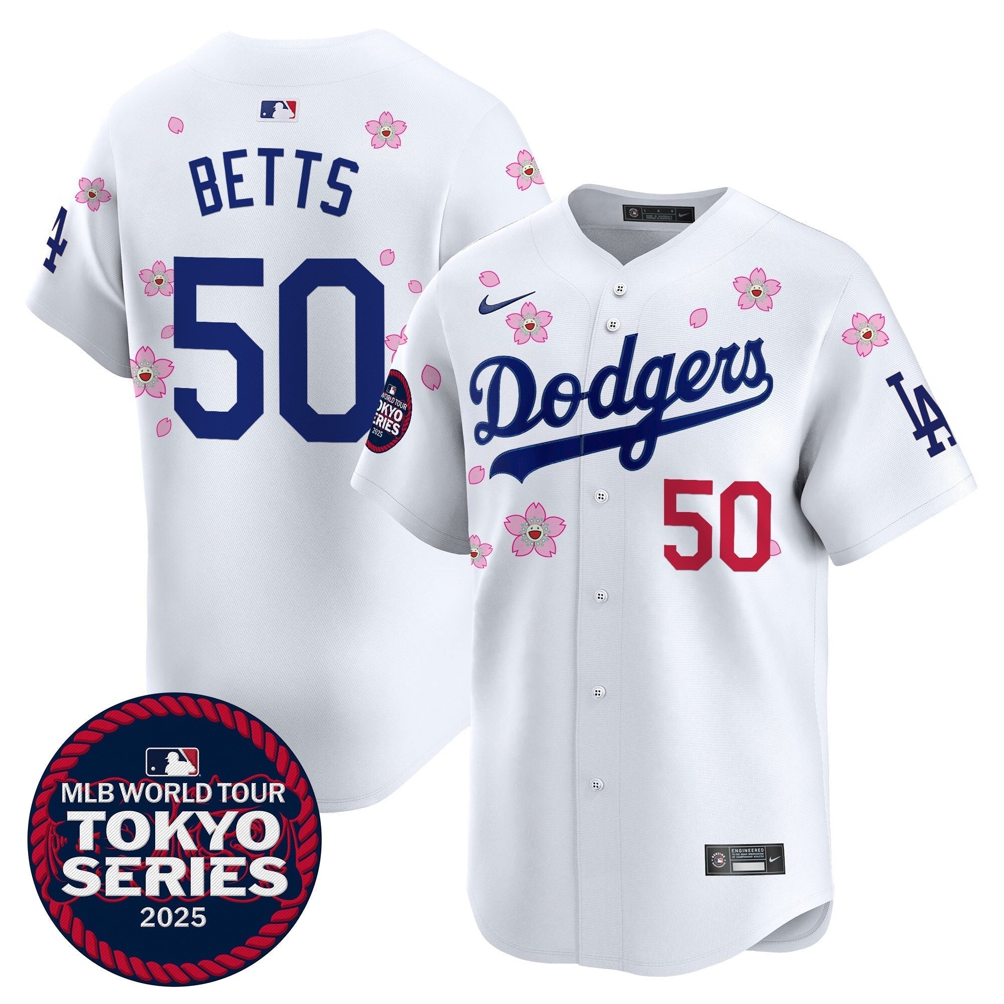 Dodgers Tokyo Series 2025 Vapor Premier Limited Jersey - Stitched
