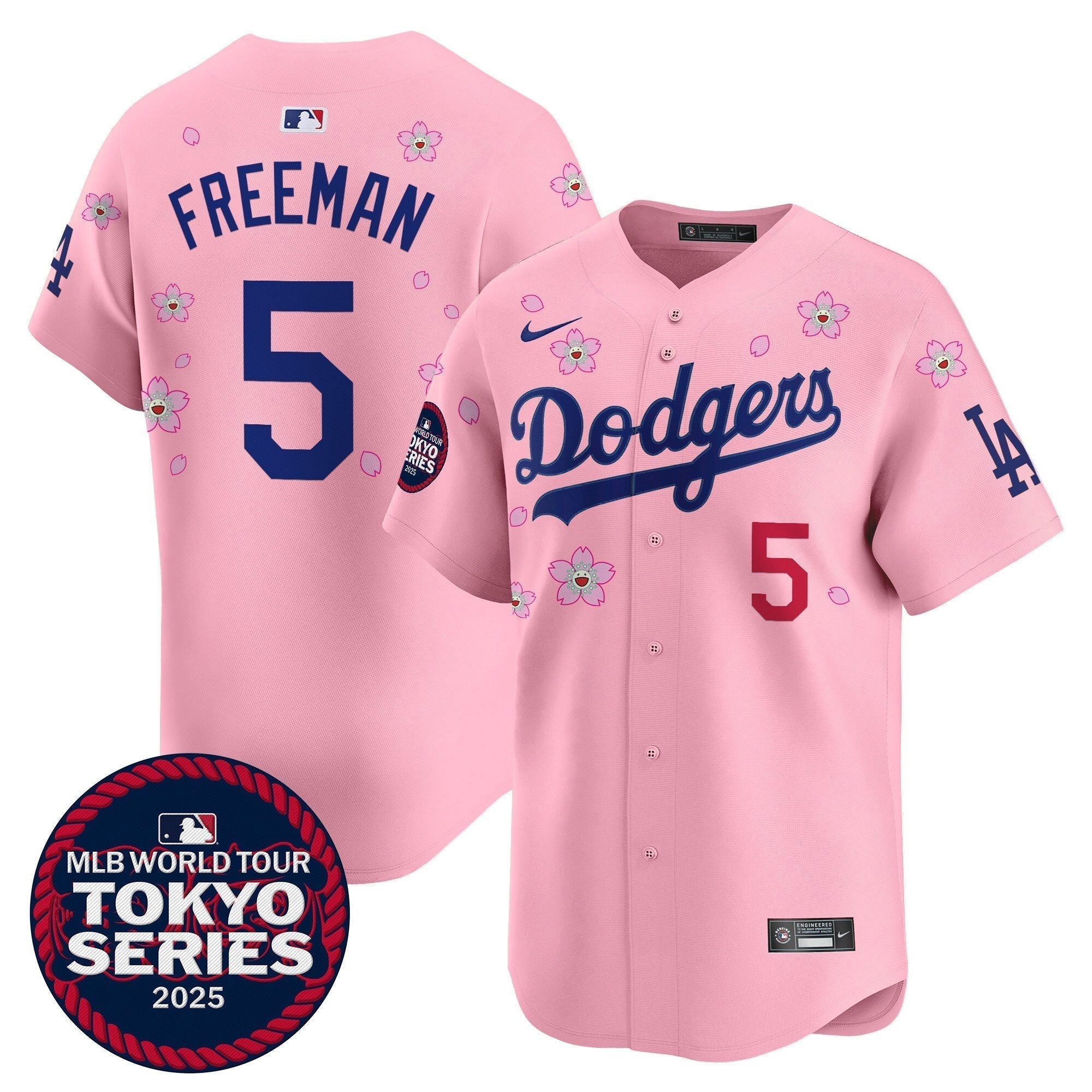 Dodgers Tokyo Series 2025 Vapor Premier Limited Jersey - Stitched