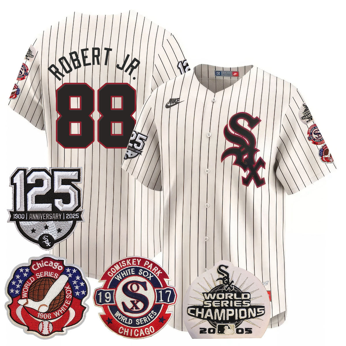 CWS 125th Anniversary - World Series Champions Jersey - All Stitched
