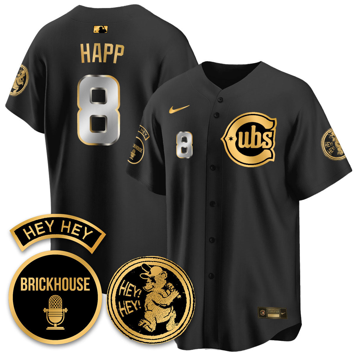 CHC Limited Men Jersey - Jack Brickhouse "Hey Hey" Patch - All Stitched