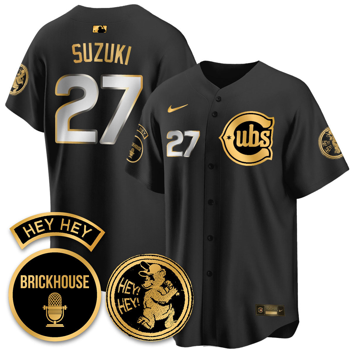 CHC Limited Men Jersey - Jack Brickhouse "Hey Hey" Patch - All Stitched