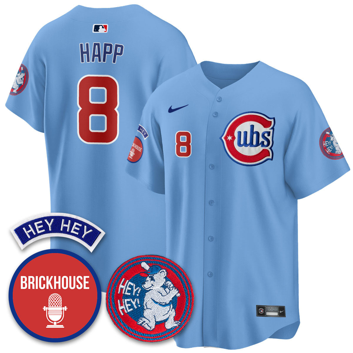 CHC Limited Men Jersey - Jack Brickhouse "Hey Hey" Patch - All Stitched