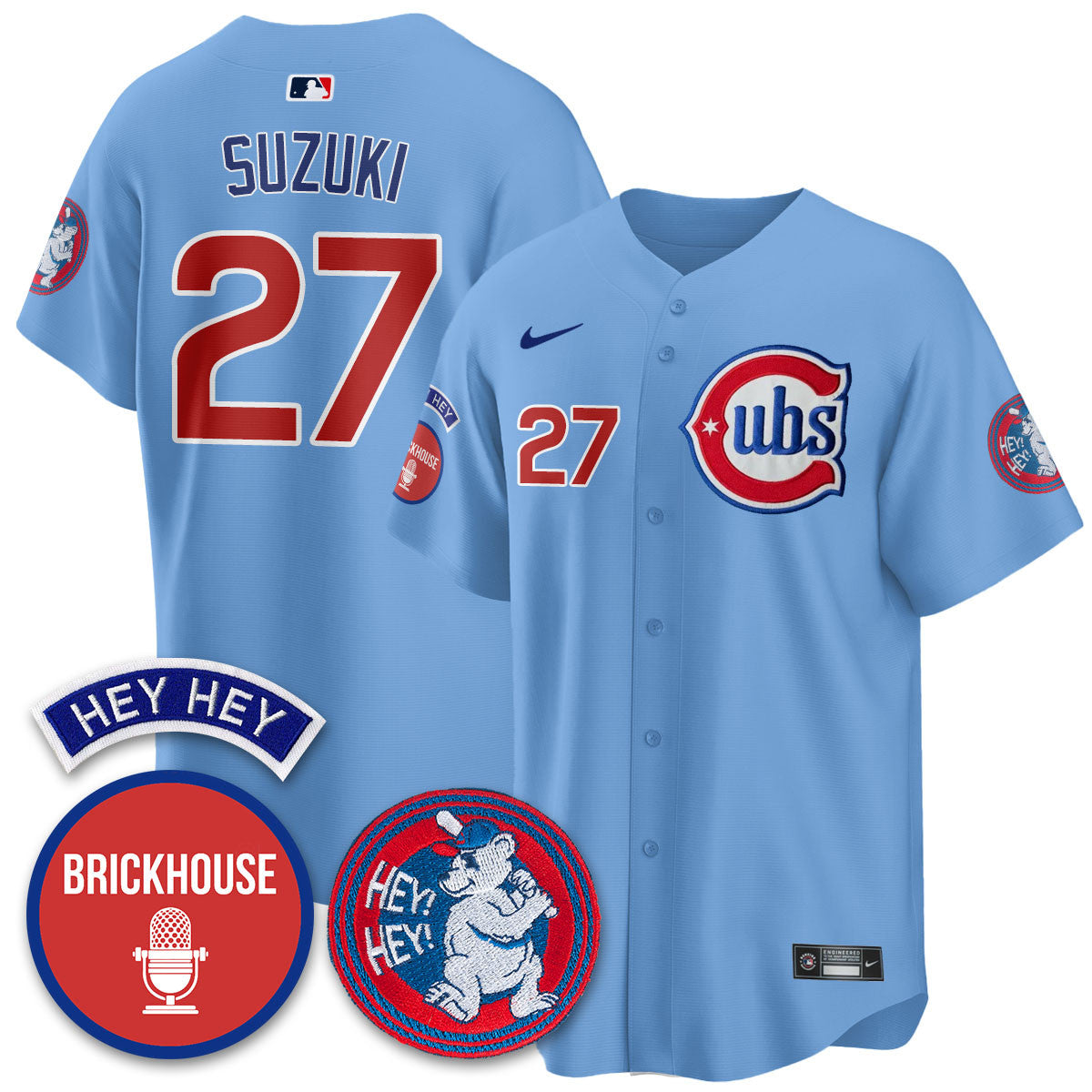 CHC Limited Men Jersey - Jack Brickhouse "Hey Hey" Patch - All Stitched