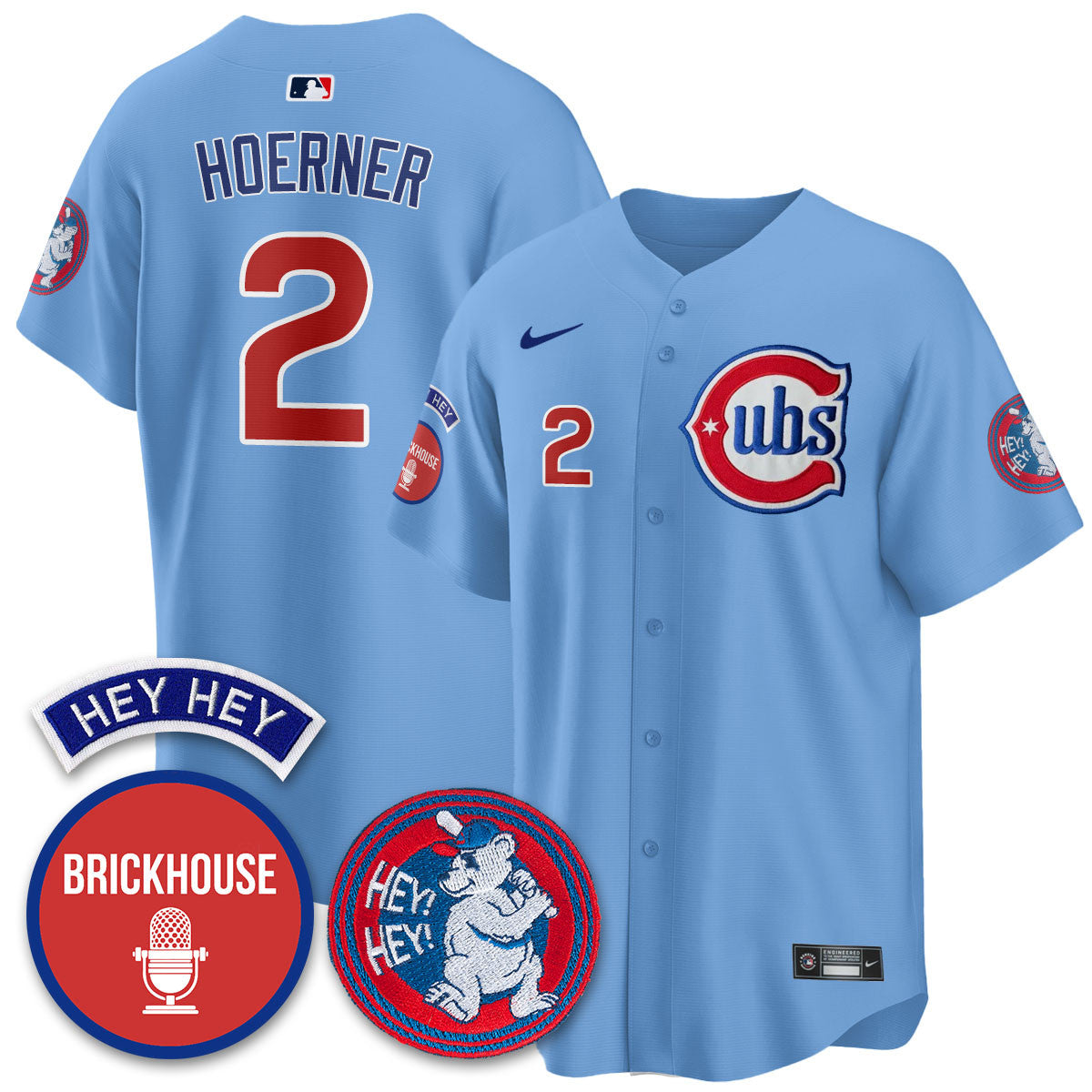 CHC Limited Men Jersey - Jack Brickhouse "Hey Hey" Patch - All Stitched