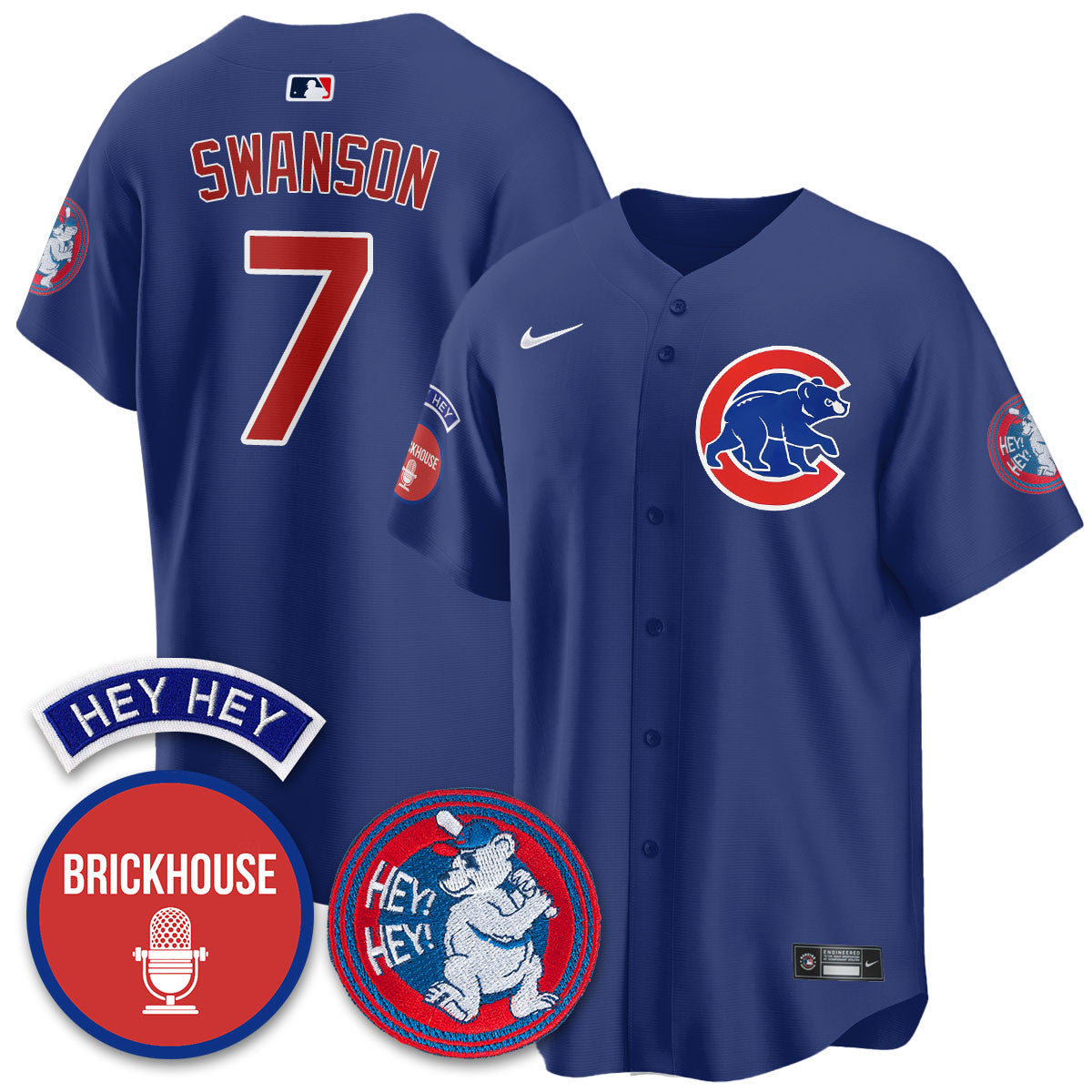 CHC Limited Men Jersey - Jack Brickhouse "Hey Hey" Patch - All Stitched