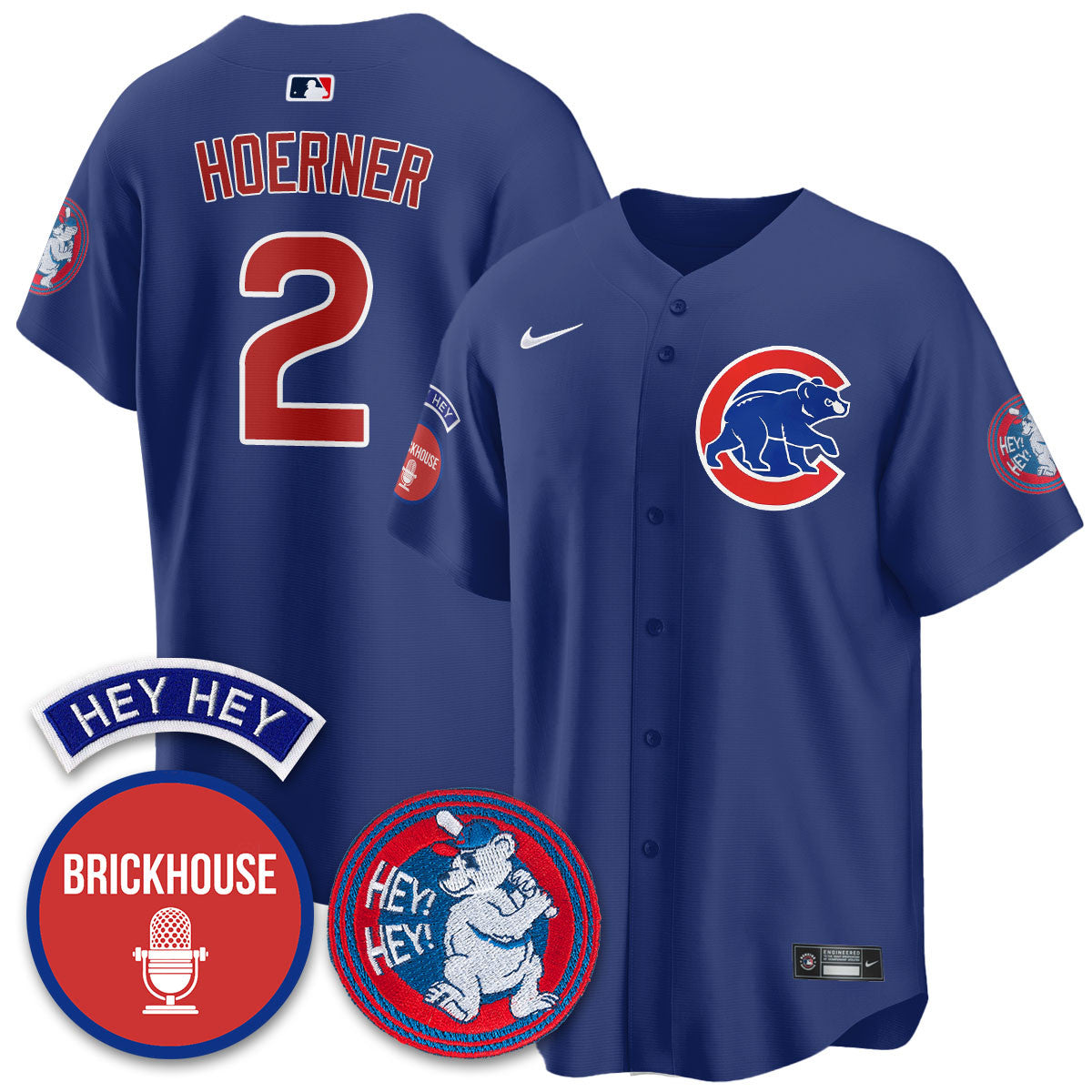 CHC Limited Men Jersey - Jack Brickhouse "Hey Hey" Patch - All Stitched