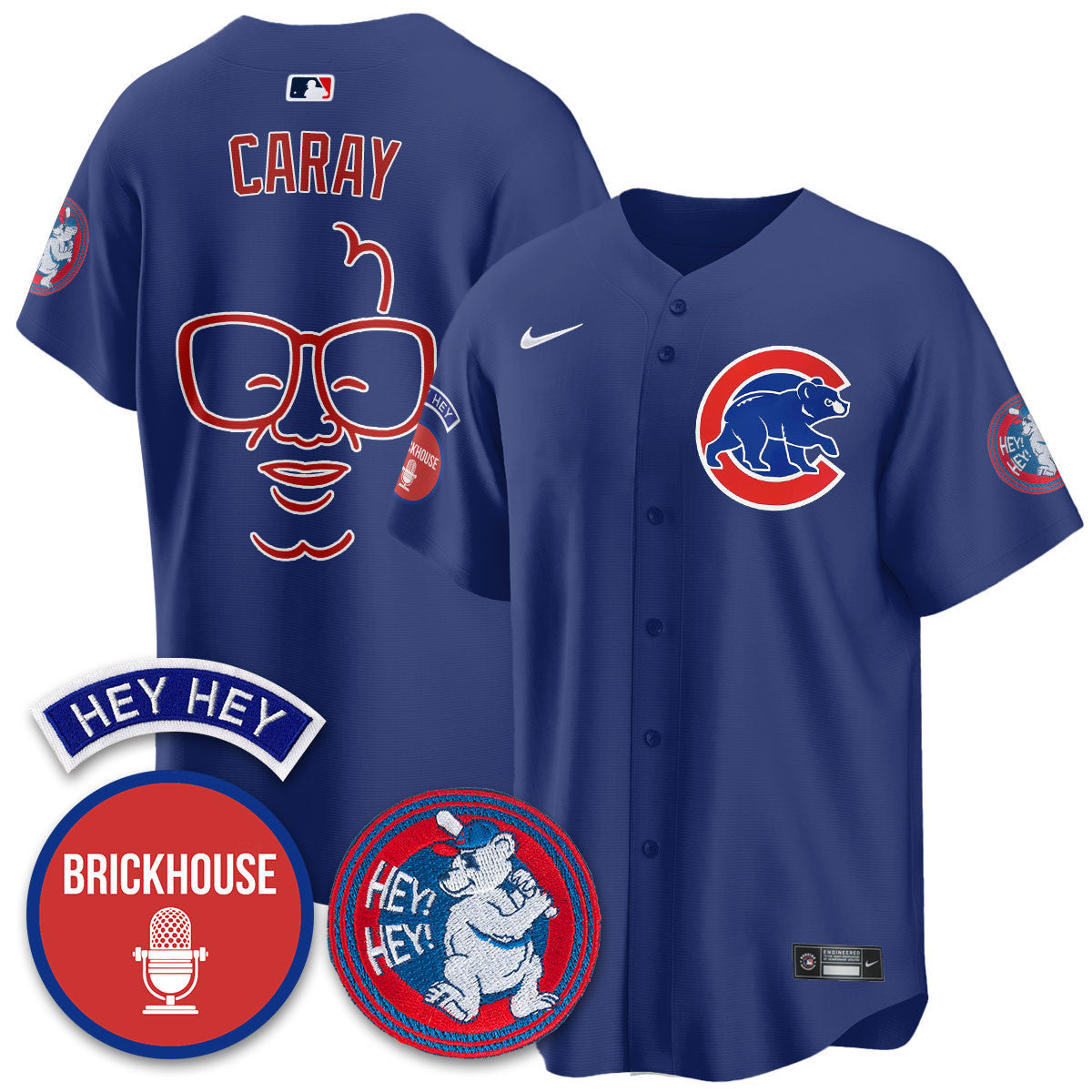 CHC Limited Men Jersey - Jack Brickhouse "Hey Hey" Patch - All Stitched