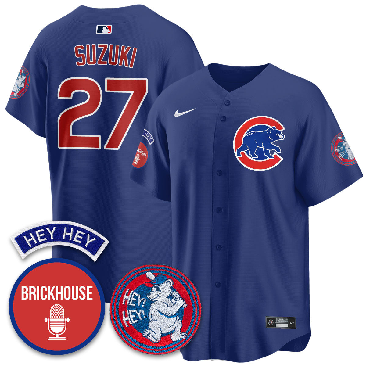 CHC Limited Men Jersey - Jack Brickhouse "Hey Hey" Patch - All Stitched