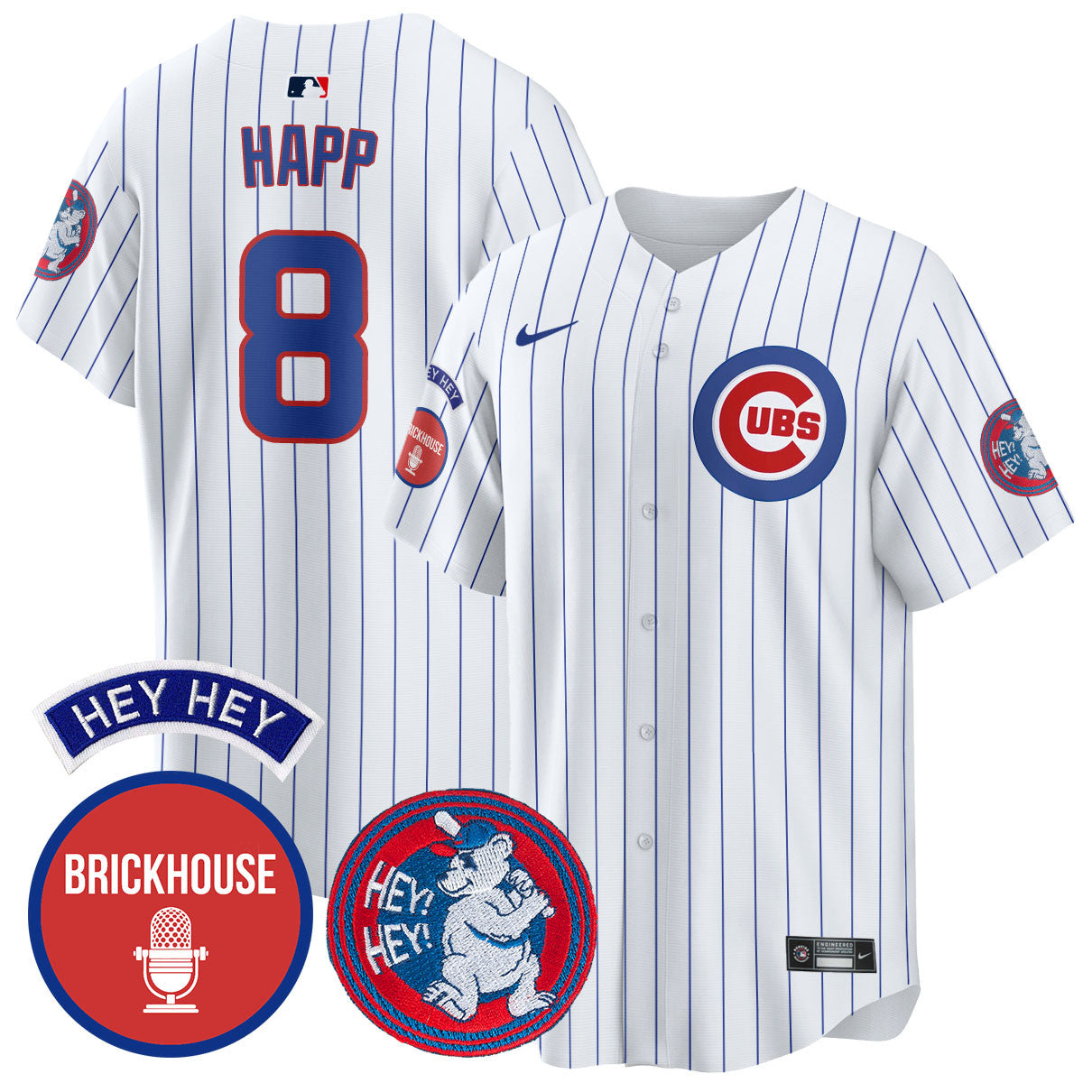 CHC Limited Men Jersey - Jack Brickhouse "Hey Hey" Patch - All Stitched
