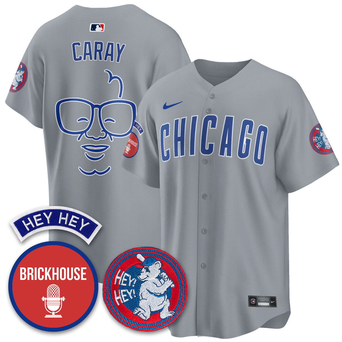 CHC Limited Men Jersey - Jack Brickhouse "Hey Hey" Patch - All Stitched