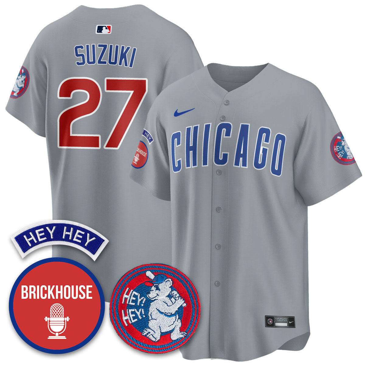 CHC Limited Men Jersey - Jack Brickhouse "Hey Hey" Patch - All Stitched