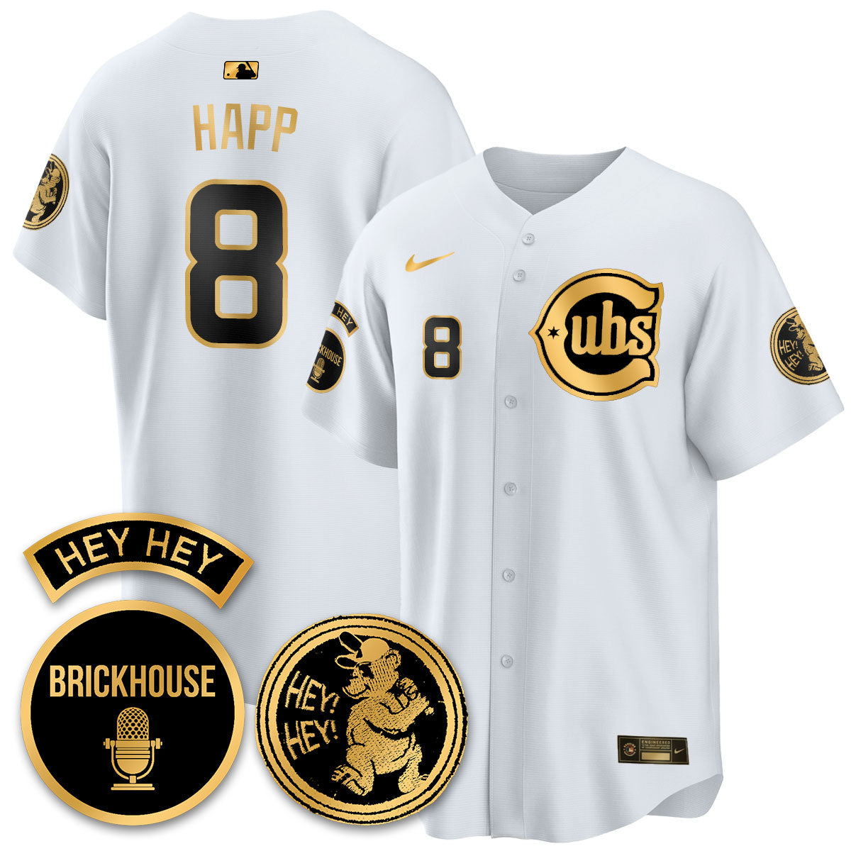 CHC Limited Men Jersey - Jack Brickhouse "Hey Hey" Patch - All Stitched